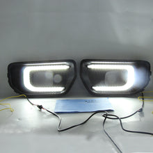 LED DRL Fog Daytime Running Light w Turn Singal For Ford Ranger XLT 2022-2023