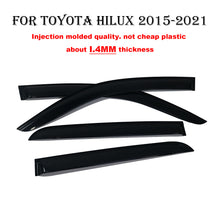 Weathershields Weather Shields Window Visors For Toyota Hilux 2015-2021 N70 N80 Dual Cap