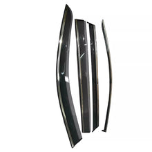 Chrome Tinted Weather Shields Weathershields Window Visor for LDV D90 2017-2023