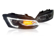 LED Front Headlights For Volkswagen Polo MK5 6R 6C 2009–2017 VW Vento Pair