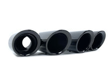 Black/Chrome Exhaust Tips for 2014-2018 Porsche Macan Base 2.0L et87