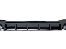 Glossy Black Rear Diffuser Lip + Exhaust Tips for Audi A7 Sedan S-Line 2019-2023 di85