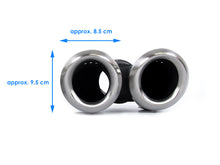 Brushed Chrome Exhaust Tips Muffler Pipe for Land Rover Defender 90 110 3.0L 2020-2024