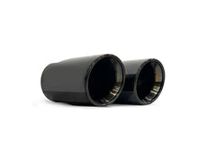 60mm Black Dual Exhaust Tips Muffler Pipes Universal