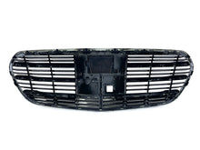 Gloss Black Front Bumper Grill for Mercedes W223 S400 S500 S450 S580 2021-2023