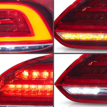 For 2009-2014 Volkswagen Scirocco MK3 Red Rear Lights W/Startup &Sequential Pair