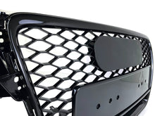RS4 Style Gloss Black Honeycomb Front Grille For Audi A4 S4 B8 2009–2012