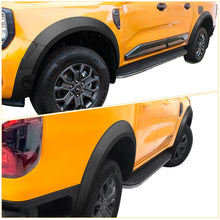 6pcs Matt Black Fender Flares Guard w/ Sensors Cutout for Ford Ranger PY NEW-GEN Wildtrak 2022-2025