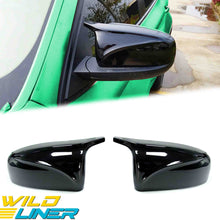 Gloss Black Painted Side Mirror Cover Caps For BMW X5 X6 E70 E71 2007-2013 mc105