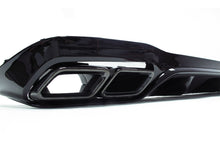 E63 AMG Rear Diffuser + Black Exhaust Tips for Mercedes W213/S213 AMG Pack 2016-2019 di33
