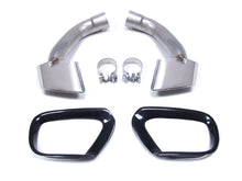 Chrome Exhaust Pipe Muffler Tips + Black Covers For BMW X5 E70 3.0si 30i 35d 2007-2010 et48