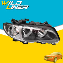 RH Right Head Light (Non Xenon) + Corner Lamp Silver For BMW 3 Series E46 Sedan/Wagon 2001-2005