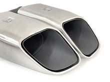 Square Twin Exhaust Tips for Porsche 958.1 Cayenne 92A V6 2011-2014 et214