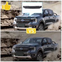 Bonnet Protector Matte Black Hood Guard Trim For Ford Ranger Next-Gen PY 2022 2023 2024+