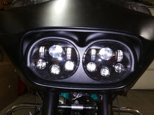 5.75" Dual LED Headlight Projector Fits For Harley Touring Road Glide 1998-2013