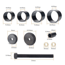 21pc Front Rear Wheel Hub Drive Bearing Removal Puller Tool Kit