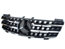 Chrome/Black Front Grille for Mercedes W164 ML ML500 ML350 ML300 ML63 2005-2008