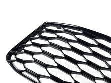 Pair Front Bumper Honeycomb Fog Light Grilles Audi RS6 2014-2018