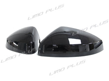 Gloss Black Mirror Cover Caps for AUDI A3 8V S3 RS3 w/ Lane Assist 2013-2020 mc51