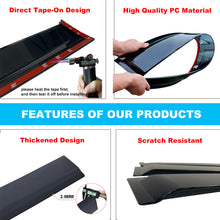 Tinted Black Weather Shields Weathershields for ISUZU MU-X MUX RJ 2021-Onwards Dual