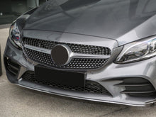 Chrome Diamond Front Grill for Mercedes C Class W205 C180 C200 C250 2019-2021 w/o Camera fg62