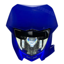 LED Headlight w/Blue Fairing For Yamaha WR450F WR250F Enduro Supermoto Dirt Bike