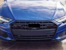 Gloss Black Front Grill for Audi A6 C8 S6 2019-2024 with ACC