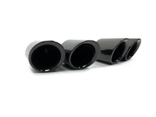 Pair Exhaust Tips Black For Porsche Cayenne V6 V8 2011-2014 Short Pipe