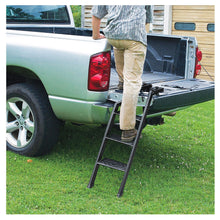 360° Rotated Foldable Tailgate Ladder Step For Toyota Hilux N70 N80 SR5 Ford Ranger Wildtrak Raptor