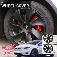 Matte Black 19 Inch Wheel Cover Caps Rim Hubcap for Tesla Model Y 2020-2023
