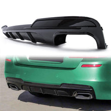Gloss Black Rear Bumper Diffuser for for BMW 5-Series F10 Sedan M-Sport 2012-2016 di100