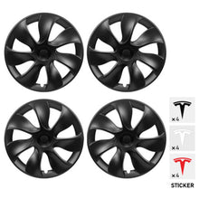 Matte Black 19 Inch Wheel Cover Caps Rim Hubcap for Tesla Model Y 2020-2023