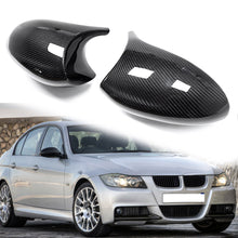 Real Carbon Fiber Mirror Cover Caps Replacement For BMW E90 E91 E92 E93 Pre-LCI mc63