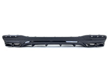 GLS63 Style Rear Diffuser w/ Black Exhaust Tips for Mercedes GLS X166 LCI 2016-2018