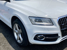 Black+Chrome Fog Light Grille Covers Left+Right Audi Q5 S-Line SQ5 2013-2017