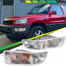 Pair LH+RH Bumper Bar Light Indicator Park Lamp For Toyota RAV4 SC10 1997~2000