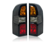 Pair Black Tail Lights Rear Lamps For Nissan GU Patrol Y61 Wagon 2004-2016