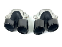Gloss Black Exhaust Muffler Tips for Mercedes C118 CLA35 W177 A35 GLA35 GLB35 AMG