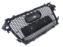 RS4 Style Quattro Honeycomb Front Grille For Audi A4 S4 B8.5 2013–2016
