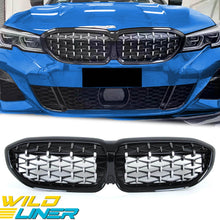 Chrome Diamond Front Kidney Grille Grill for BMW G20 G21 2019-2022 fg131