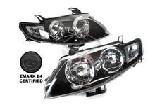 Pair LH+RH Head Light Lamp (Black) For Ford Falcon FG XT G6 G6E 2008-2014