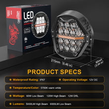 7 Inch LED Motorcycle Headlight Head Lamp w/ DRL Hi/Low Beam for Harley Street Glide 2006-2022
