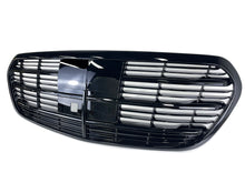 Gloss Black Front Bumper Grill for Mercedes W223 S400 S500 S450 S580 2021-2023