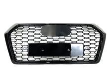 For 2018-2020 Audi Q5 SQ5 B9 Honeycomb Front Grille Bumper Mesh Grill Gloss Black
