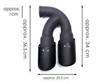 GTS Style Exhaust Tips Short Pipes For Porsche 958.1 Cayenne 92A V8 2011-2014