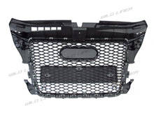 RS3 Style Front Grille for Audi A3 8P 2009-2013 – Gloss Black Honeycomb