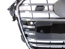 S4 Style Chrome Front Bumper Grille For Audi A4 S4 B8.5 2013–2016