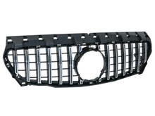 Silver GTR Grille Front Bumper Grill for Mercedes CLA C117 2013-2016 w/o Camera fg20
