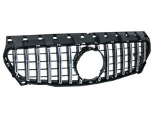 Silver GTR Grille Front Bumper Grill for Mercedes CLA C117 2013-2016 w/o Camera fg20
