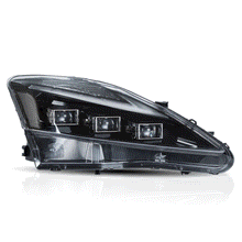 Projector LED Headlights with DRL Animation for Lexus IS250 IS350 ISF 2006–2013